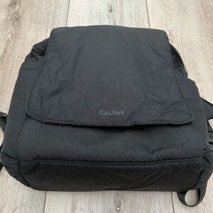 Calpak Jet Black Diaper Backpack